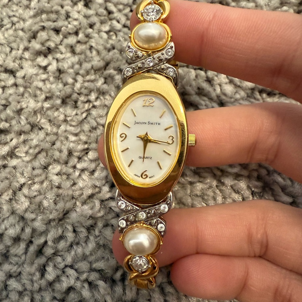 Jaclyn Smith Gold and Silver Women's Watch